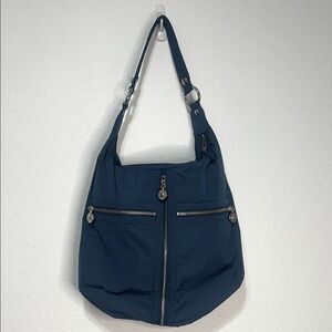 Kipling Blue Hobo Bag with Slouchy Silhouette EUC